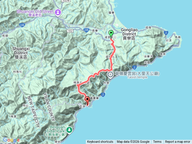草嶺古道-灣坑頭山-桃源谷步道預覽圖