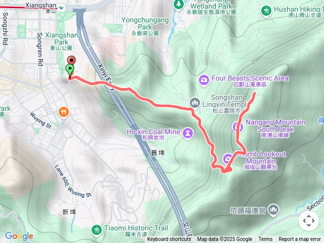 象山上拇指山九五峰