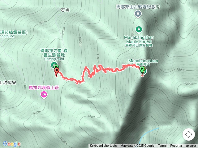 天然湖登山口馬拉邦山