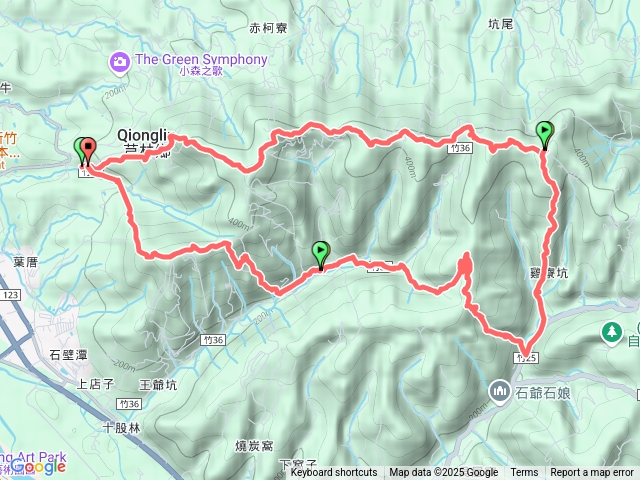 飛鳳山-鹿寮坑-王爺坑-大O(第三路線)
