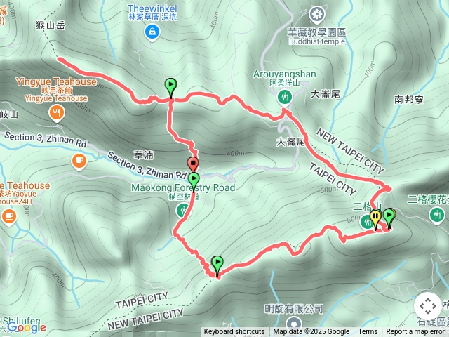 二格山加猴山岳
