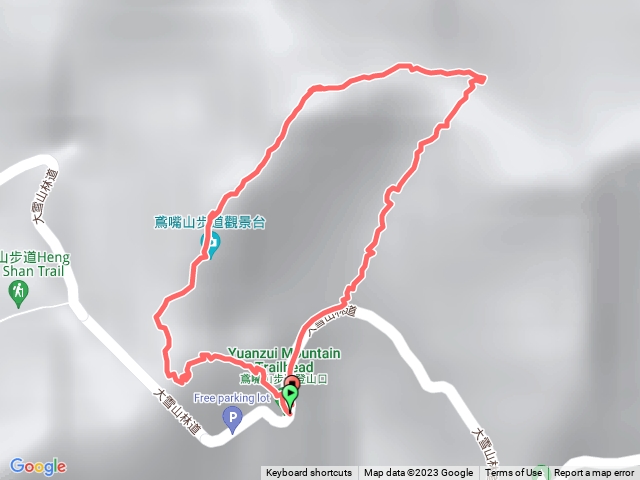 鳶嘴山o形