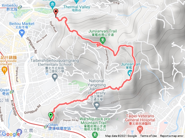 唭哩岸奇岩軍艦岩新北投