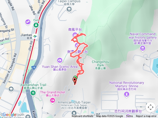 劍潭山(圓山大飯店-三角點)