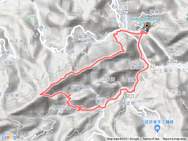 2021-05-02筆架山O型（石碇登山口起登）