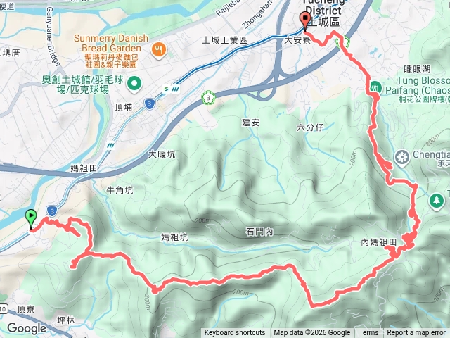 2026-10-27長壽山站東峰主峰成福山石門內尖山主峰東峰採芹清溪茶香朝山賞桐等步道承天禪寺石壁寮溪棧道永寧站