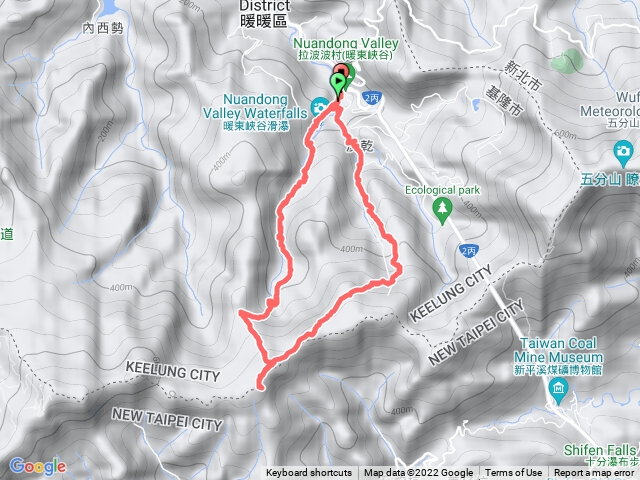 暖東峽谷、中寮尖、消墾嶺古道O走