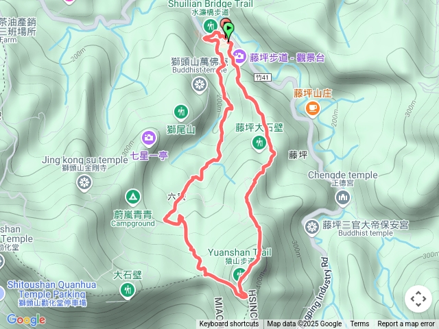 藤坪步道、猿山步道、六寮古道O繞