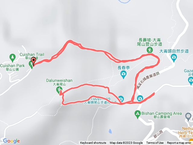 翠山步道至大崙尾山