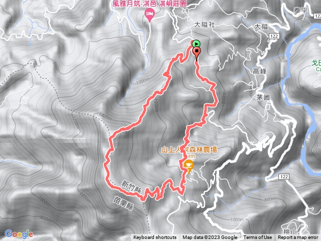 鵝公髻山X雲霧步道  大O型