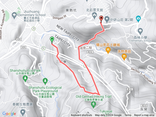 舊庒南港聖母宮大豐山更寮腳山更寮古道同德巷