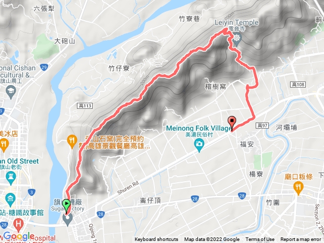 旗靈縱走下福安國小搭公車