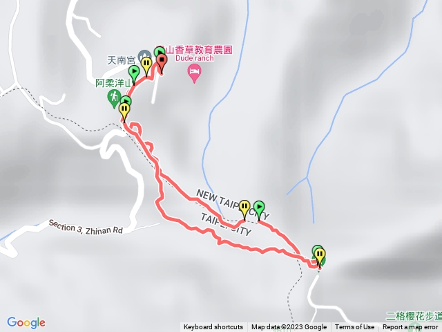天南宮~筆架山登山口（二格山綠豆湯）