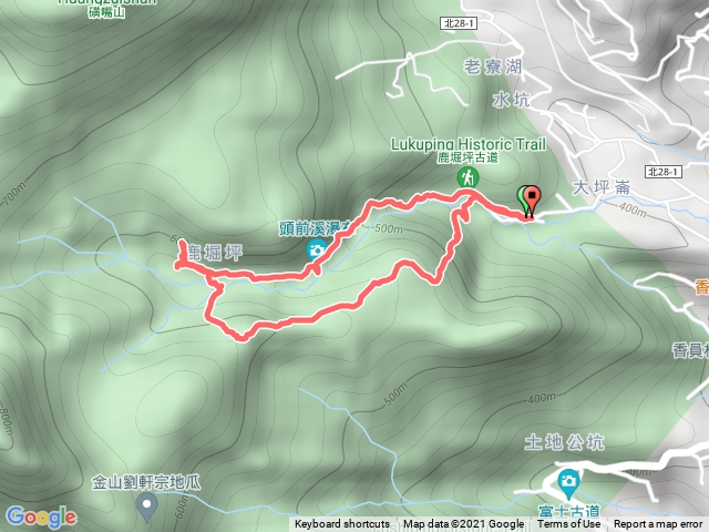 鹿崛坪古道~頭前溪瀑布O型走