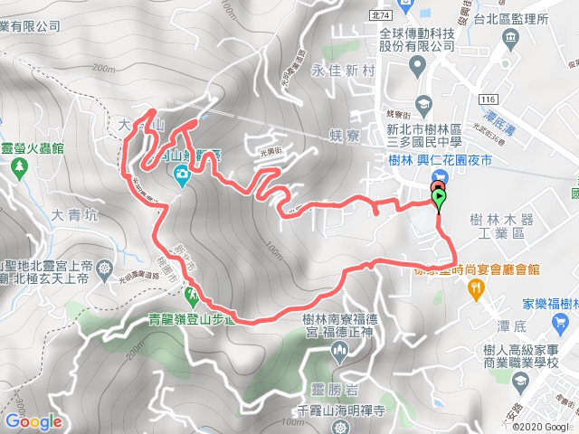 青龍嶺，三角埔頂山O型走
