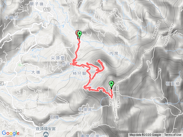 台南大凍山及雞隆山