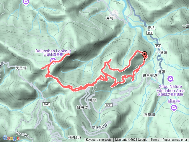 溪頭四秀加樟空崙山預覽圖