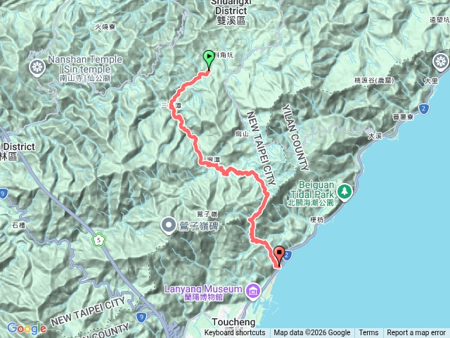 淡蘭古道中路(料角坑到外澳, 公車火車接駁)預覽圖