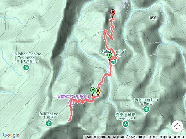 加里山（鹿場進出）