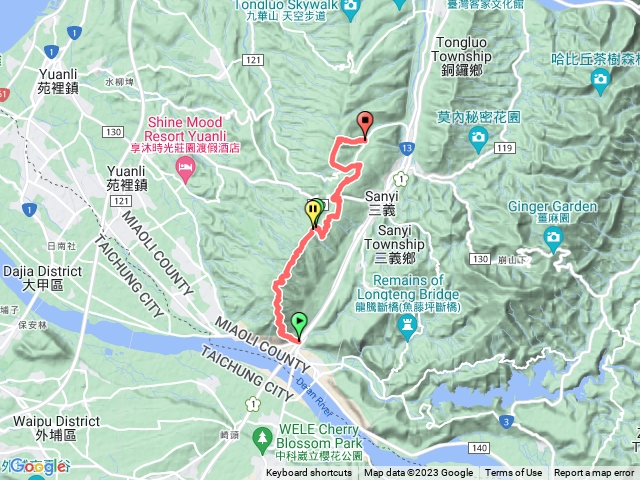 火焰山接三通嶺縱走