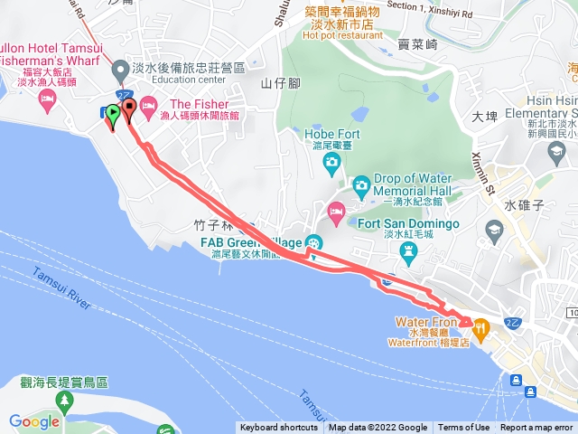 淡水河岸跑