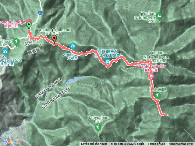 2022.11.10 玉山南峰、東小南山單攻