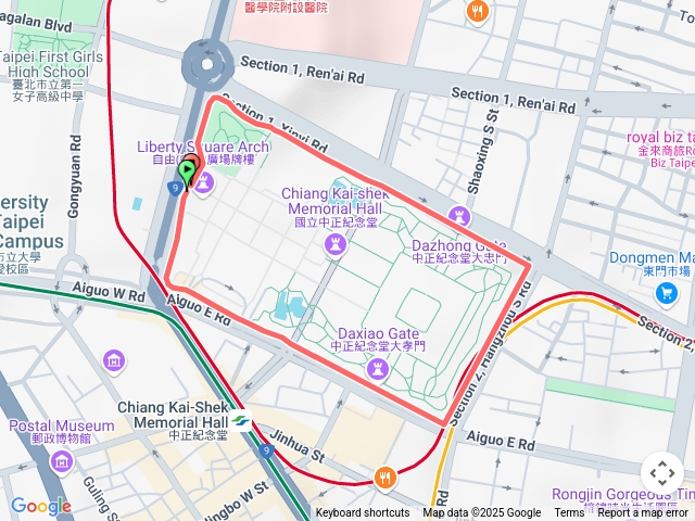 中正紀念堂外圍步道