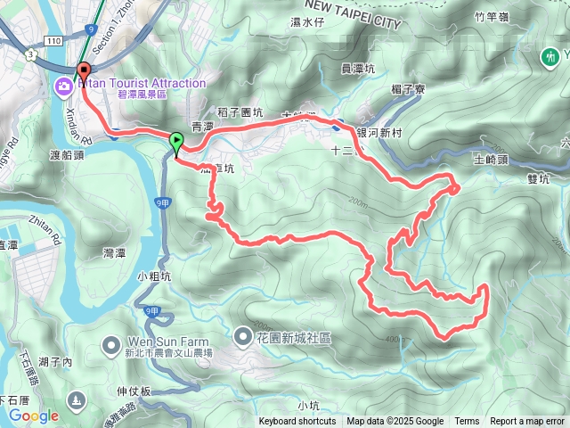 新店4連峰（青潭尖、大崎頭山北峰、大崎頭山、大崎尖）