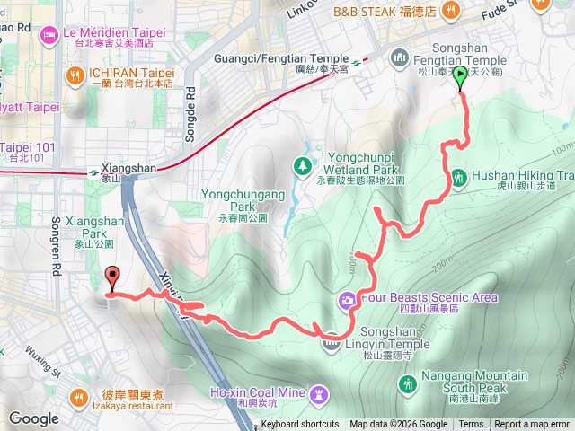 四獸山連走步道預覽圖