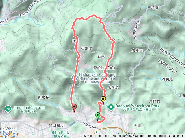 捷運內湖-梘頭-龍船岩-開眼、白石湖、碧山-白石湖吊橋預覽圖