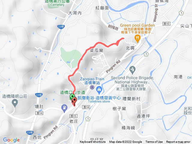 苗栗造橋口山步道