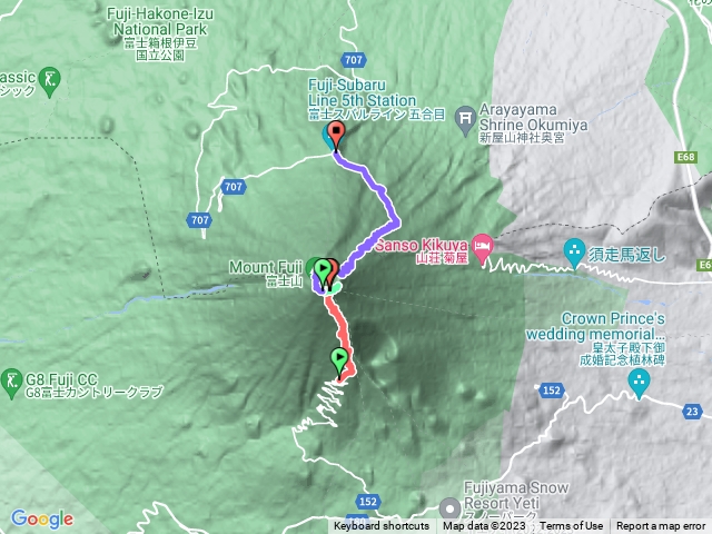 富士山2天1夜 富士宮線上 吉田線下