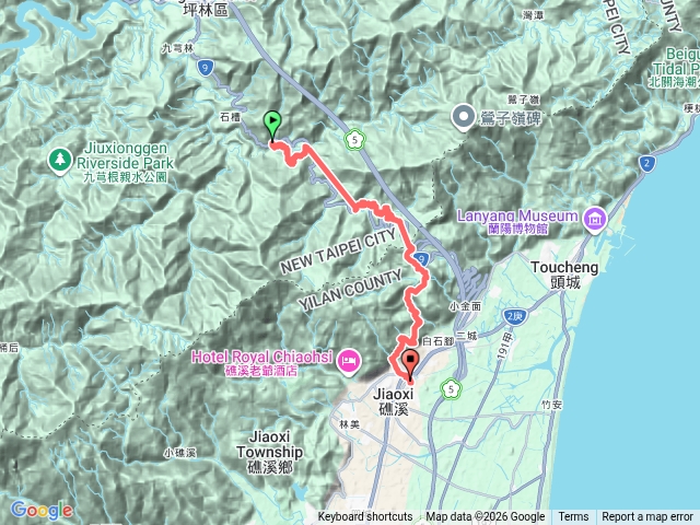 碧湖古道、四堵古道、跑馬古道下礁溪車站預覽圖