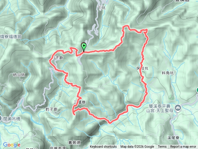 2025-10-12 雙溪黄德公～柑腳山～南豹子廚山～北勢溪古道～保成坑古道～北豹子廚山～石壼O繞_預覽圖