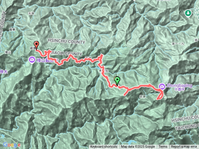 大霸群峰(大霸尖山、小霸尖山、伊澤山、加利山、耶巴奧山