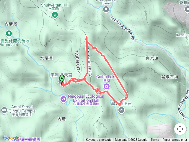 老鷹尖翠湖內溝山