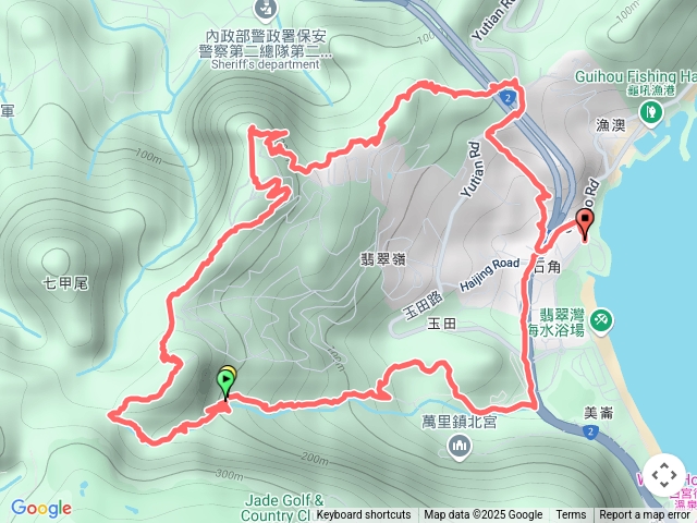 2025 D0513 翡翠灣站 →玉田古道 →採採金礦礦坑遺址 →北八斗子山東南峰 →北八斗子山→神主嶺古道→陳明故居→翡翠灣站 O 走