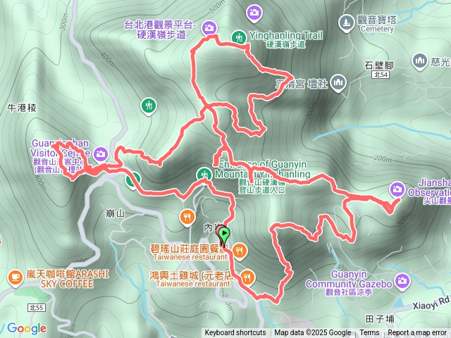 20250831-觀音山（19+2）連峰-第32刷-濕背秀版-開山凌雲寺起登