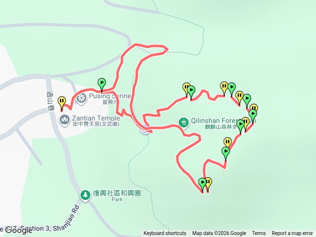 麒麟山登山步道O型預覽圖