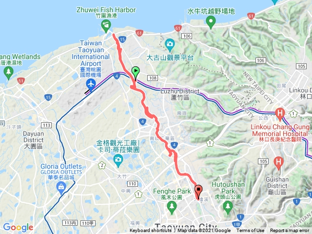 20211105南崁溪自行車道(彩虹橋到印象大橋)