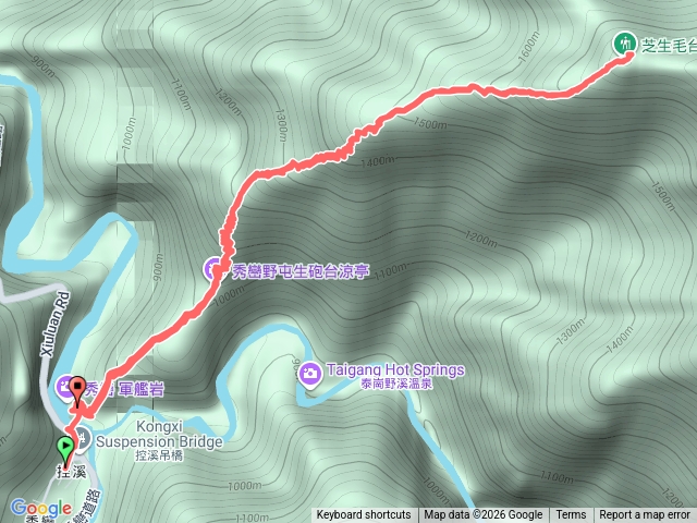 芝生毛台山+芝生毛台山西峰預覽圖