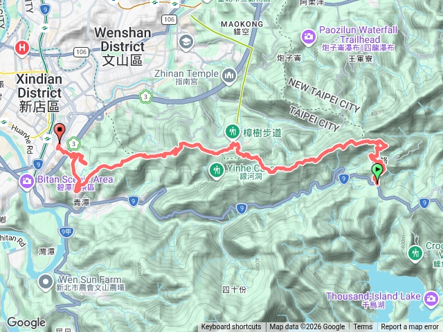二格山～南邦寮山～貓空尖～十六分山～三玄宮山～待老坑山～員潭子坑山預覽圖