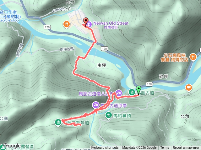 馬胎古道南坪古道連走到內灣老街預覽圖