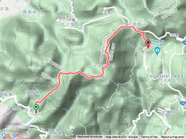 大屯山三連峰.西峰.南峰.主峰.竹子湖20210930.7K5H