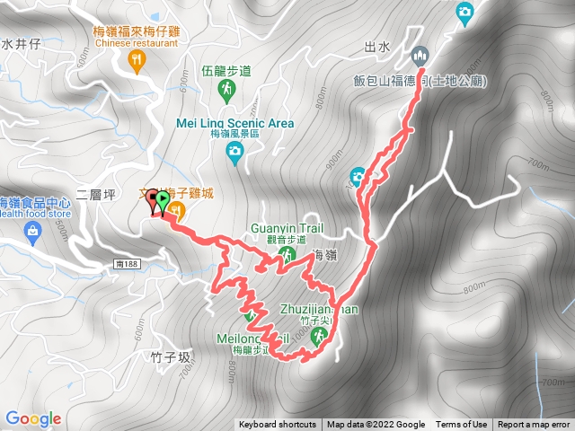 梅龍步道土地公祀觀音步道