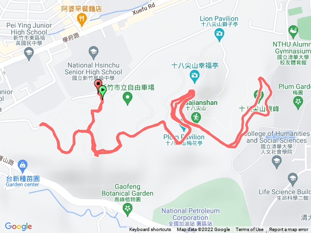 十八尖山主峰、十八尖山東峰