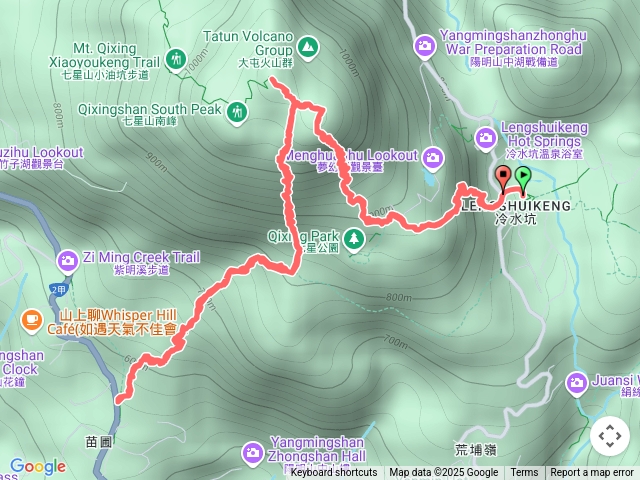 七星山2進2出（苗圃、冷水坑）