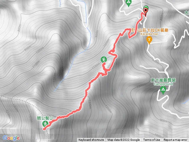 鵝公髻山 第一登山口