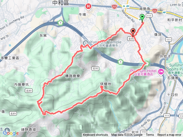 微笑山線_南勢角山_一線天預覽圖