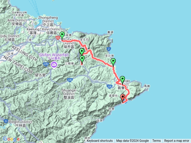 淡蘭古道北路燦光寮楊廷理古徑(以牡丹、福隆火車站為接駁點)預覽圖